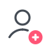 icon male user