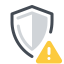 icon warning shield