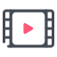 icon play video